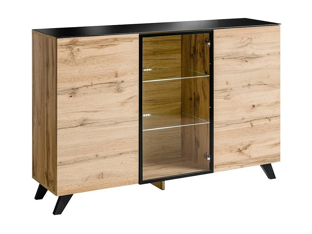 Buffet, dressoir model TINO + LED. Scandinavisch type meubel. Design dressoir voor uw woonkamer of eetkamer.