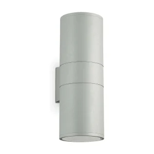 Buiten wandlamp 2 aluminium lampen met verschillende afwerkingen