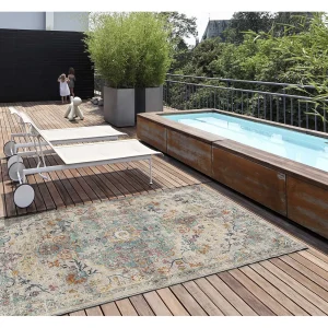 Buitentapijt – vintage – veelkleurig – 200×290 cm – LUNA Buitentapijt – vintage – veelkleurig – 200×290 cm – LUNA