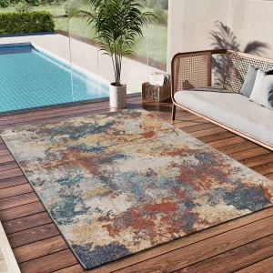 Buitentapijt – abstract – veelkleurig – 160×230 cm – LUNA Buitentapijt – abstract – veelkleurig – 160×230 cm – LUNA