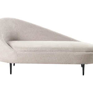 Chaise longue stof taupe linkszijdig VALREAS Chaise longue stof taupe linkszijdig VALREAS