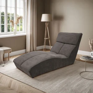 Chaiselongue SAN DIEGO in bruin fluweel Chaiselongue SAN DIEGO in bruin fluweel