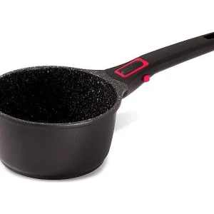 Braadpan Granit Pro 16cm + Afneembare Handgreep Baumalu – Gezond Koken Zonder Vet – 3-Laags Antiaanbaklaag