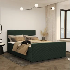 Boxspringbed met bedbodem en topper VIESTA stof Poso Green 160×200 cm H2-Pocket Boxspringbed met bedbodem en topper VIESTA stof Poso Green 160×200 cm H2-Pocket