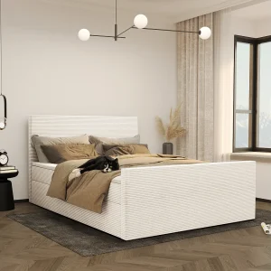 Boxspringbed met bedbodem en topper VIESTA stof Poso Ecru 160×200 cm H2-Pocket Boxspringbed met bedbodem en topper VIESTA stof Poso Ecru 160×200 cm H2-Pocket