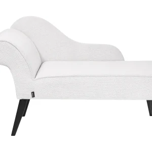 Chaise longue stof wit linkszijdig BIARRITZ Chaise longue stof wit linkszijdig BIARRITZ
