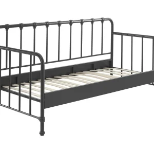 Bronx zwart metalen daybed bed 90×200 cm Bronx zwart metalen daybed bed 90×200 cm