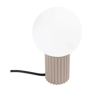 Bureaulamp HALO modern van – 1 lichtbronnen – L.12 x H.19 cm – taupe Bureaulamp HALO modern van – 1 lichtbronnen – L.12 x H.19 cm – taupe