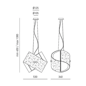Camilla – Suspension dorée 2XE27 max 2X70W IP20 – Plafonnier au en aluminium – Douille E27 Camilla – Suspension dorée 2XE27 max 2X70W IP20 – Plafonnier au en aluminium – Douille E27