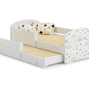 Cama dupla 160 x 80 com colchões e estrados incluídos Kobi Luk Stars Cama dupla 160 x 80 com colchões e estrados incluídos Kobi Luk Stars