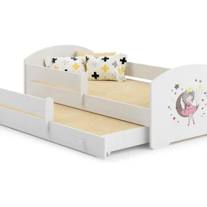 Cama dupla 160 x 80 com colchões e estrados incluídos Kobi Luk Sleeping Princess Cama dupla 160 x 80 com colchões e estrados incluídos Kobi Luk Sleeping Princess