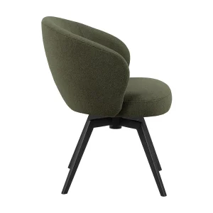 Catalina eetkamerstoel met armleuning stof groen. Catalina eetkamerstoel met armleuning stof groen.