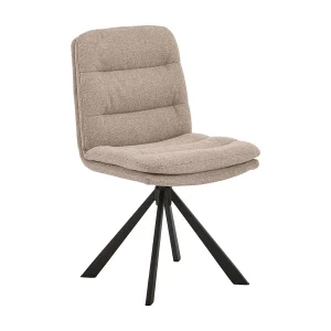 Champlin eetkamerstoel stof beige.