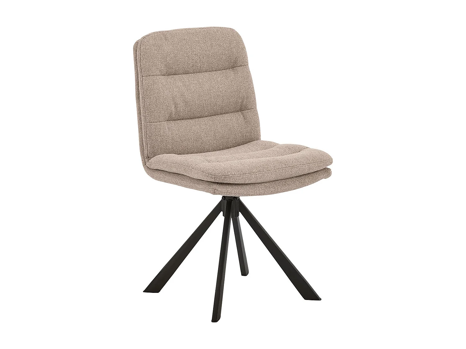 Champlin eetkamerstoel stof beige.