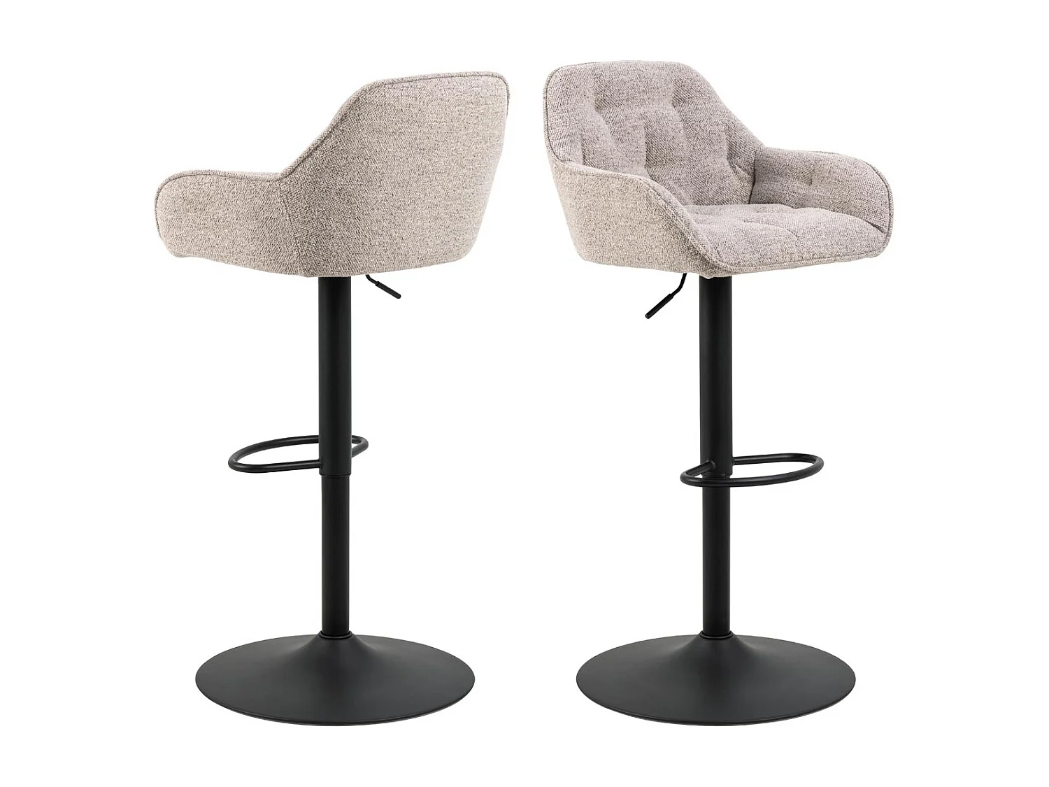 Brodir barstoel draaifunctie, gascilinder, beige.