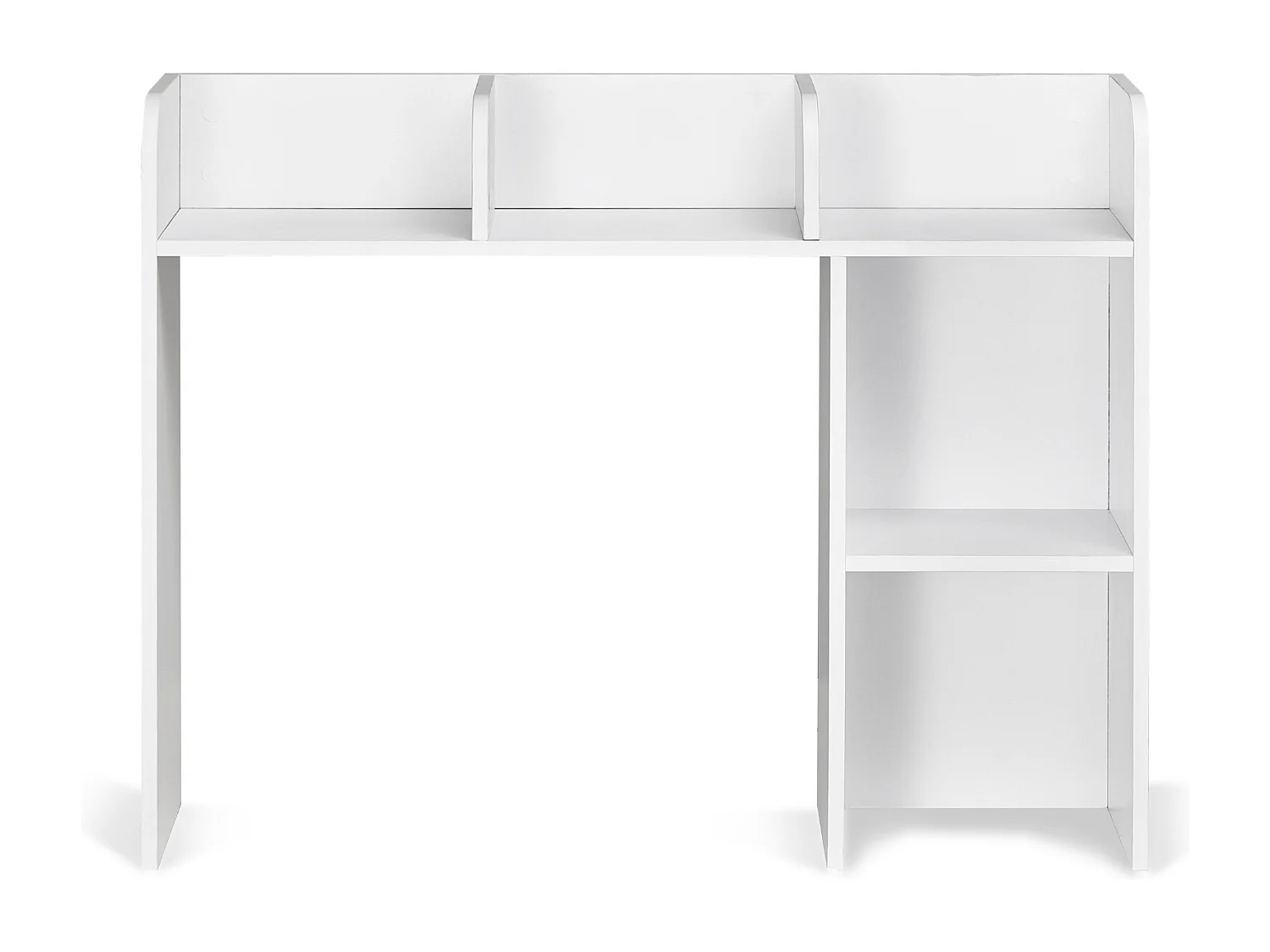 Bureau Plank SucceBuy Wit met 2 Niveaus Opslagorganizer voor het Kantoor en het Huis