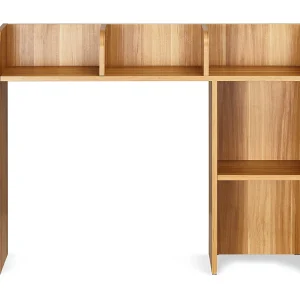 Bureau Plank SucceBuy van Hout met 2 Niveaus Opslagorganizer voor het Kantoor en het Huis