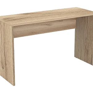 Bureau in eikenkleur MELTO 130 cm – Moderne stijl, compact en ideaal voor slaapkamer of thuiswerk Bureau in eikenkleur MELTO 130 cm – Moderne stijl, compact en ideaal voor slaapkamer of thuiswerk
