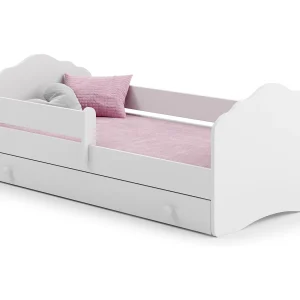 Cama de criança 140 x 70 com gaveta, colchão e estrado incluídos Kobi Wave