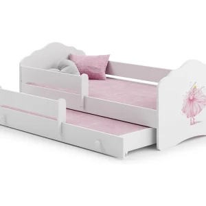 Cama dupla 160 x 80 com colchões e estrados incluídos Kobi Wave Princess in the Crown