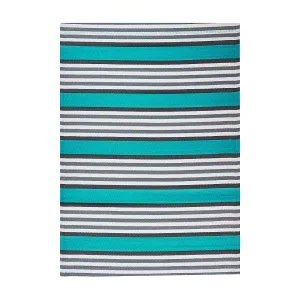 Buiten tapijt SAUGOR 120 x 180 cm Turquoise Buiten tapijt SAUGOR 120 x 180 cm Turquoise