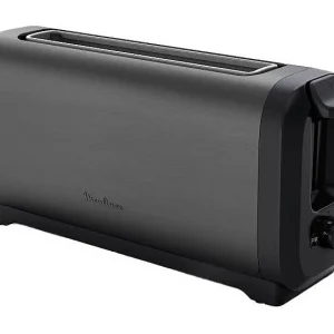 Broodrooster Moulinex Subito Inox Zwart LS5S08E0 Broodrooster Moulinex Subito Inox Zwart LS5S08E0