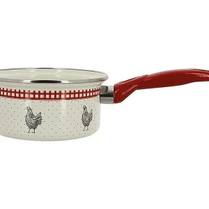 Braadpan 20cm 2.80L Jolie Cocotte Menastyl – Traditioneel Ontwerp – Geëmailleerd Staal – Bakeliet Handvat