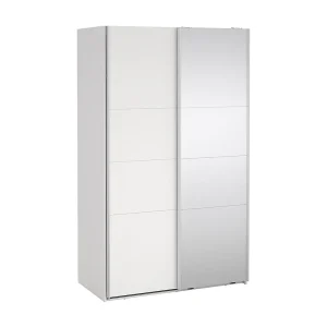 Catania schuifdeurkast 2 deuren 120x200cm wit. Catania schuifdeurkast 2 deuren 120x200cm wit.