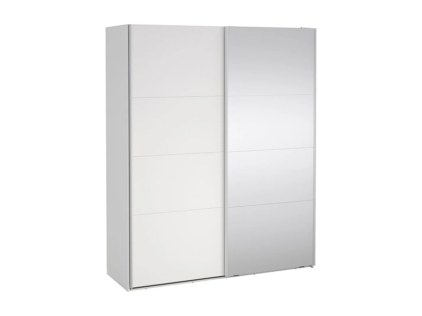 Catania schuifdeurkast 2 deuren 180x220cm wit.