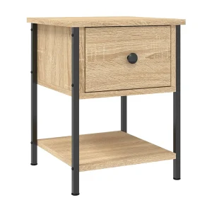 Buffalo Nachtkastje 34×35,5×45 cm bewerkt hout sonoma eikenkleurig Buffalo Nachtkastje 34×35,5×45 cm bewerkt hout sonoma eikenkleurig