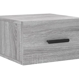 Cataula Nachtkastje wandgemonteerd 35x35x20 cm grijs sonoma eikenkleur Cataula Nachtkastje wandgemonteerd 35x35x20 cm grijs sonoma eikenkleur