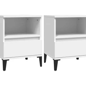 Centennial Nachtkastjes 2 st 40x35x50 cm wit Centennial Nachtkastjes 2 st 40x35x50 cm wit