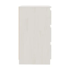 Bryna  Nachtkastje 60x36x64 cm massief grenenhout wit