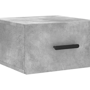 Cataula Nachtkastje wandgemonteerd 35x35x20 cm betongrijs Cataula Nachtkastje wandgemonteerd 35x35x20 cm betongrijs
