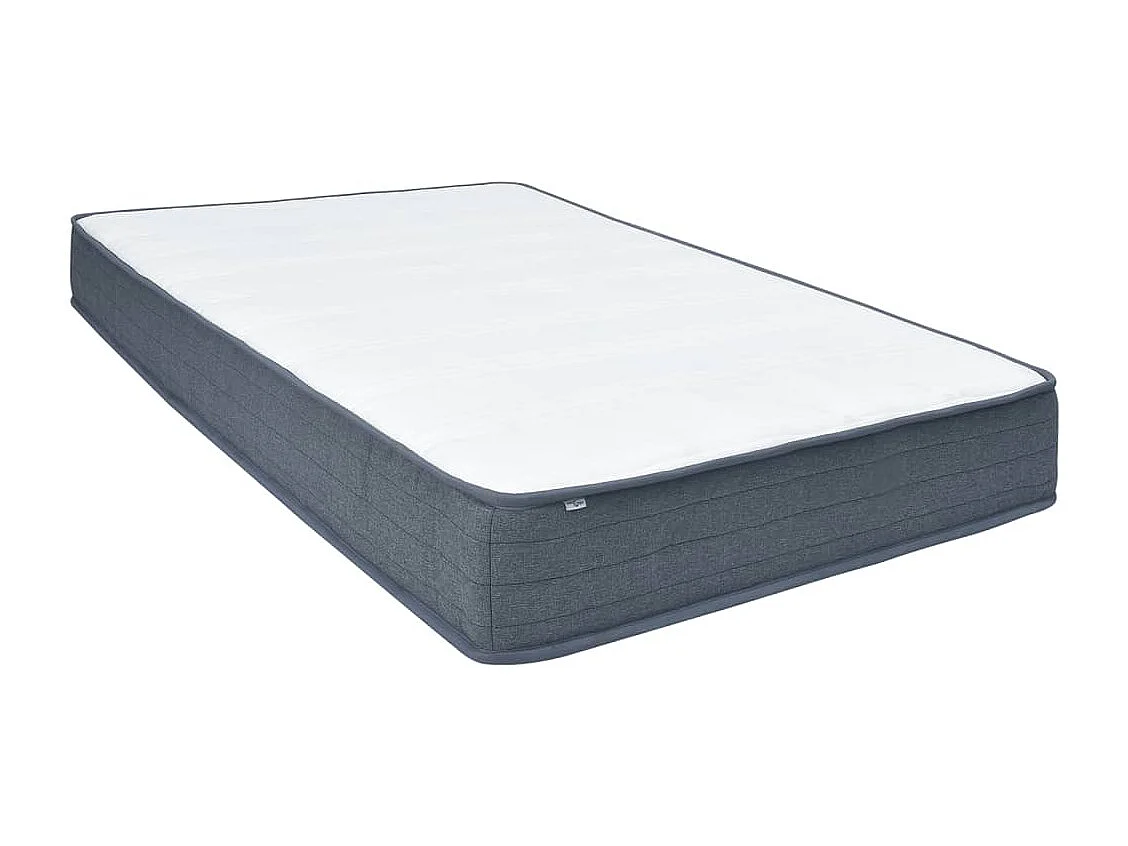 Boxspringmatras 190x140x20 cm medium zacht stof