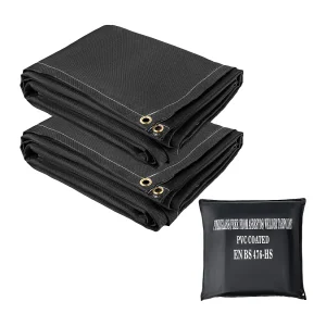 Brandwerend Lasdeken SucceBuy, Set van 2, Nood Branddeken, 1,83 x 3,05 m, Branddeken van Glasvezel Brandwerend Lasdeken SucceBuy, Set van 2, Nood Branddeken, 1,83 x 3,05 m, Branddeken van Glasvezel