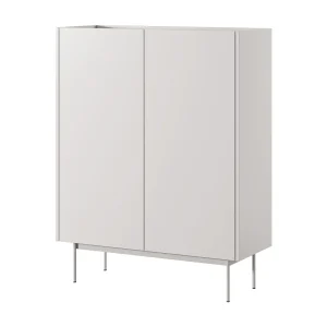 Buffet 2 deuren en houten lamellen 97×122 cm Buffet 2 deuren en houten lamellen 97×122 cm