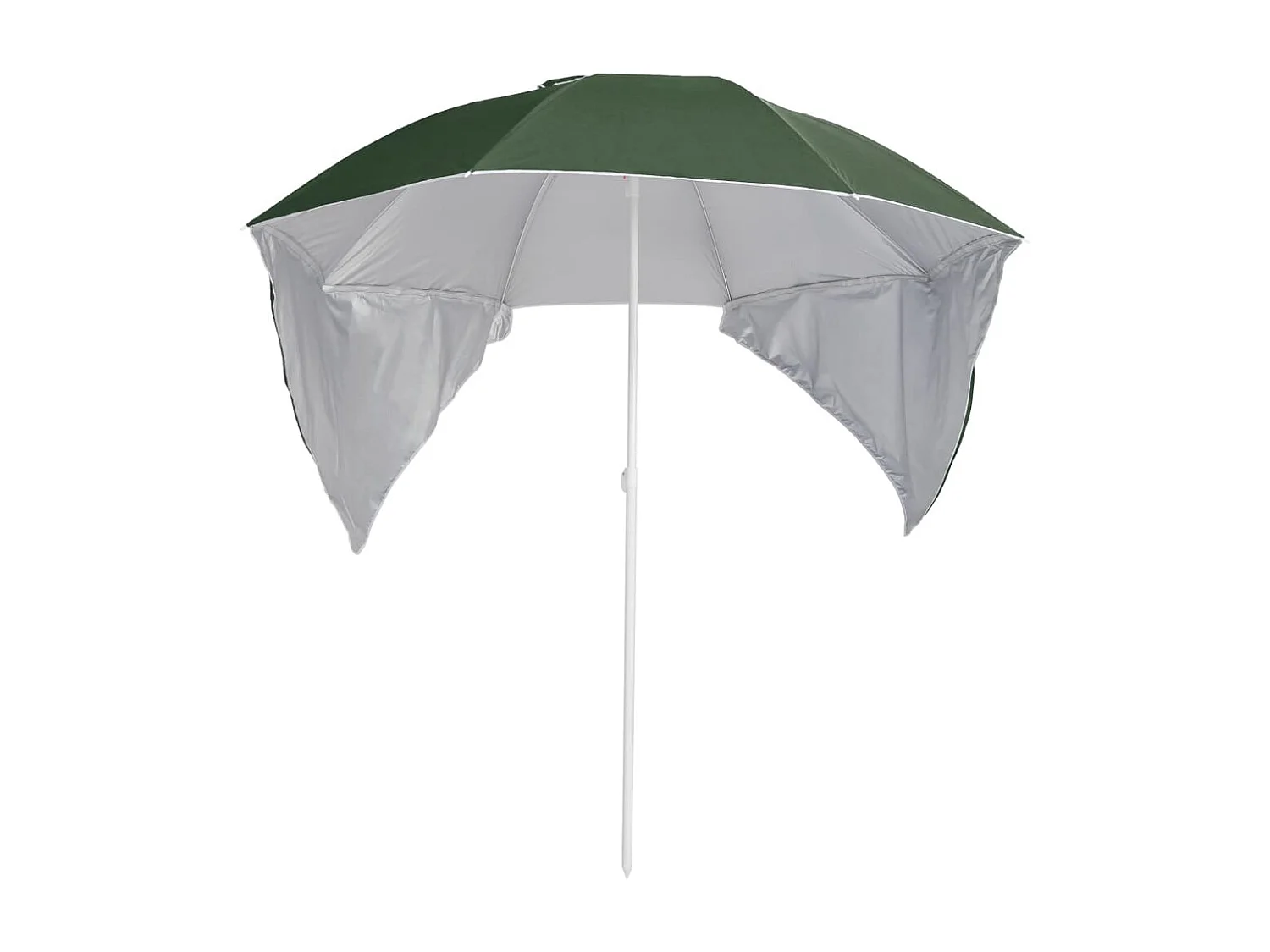 Ceyda Strandparasol met zijwanden 215 cm groen