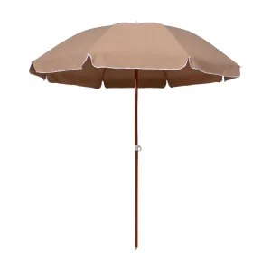 Brownsboro  Parasol met stalen paal 240 cm taupe