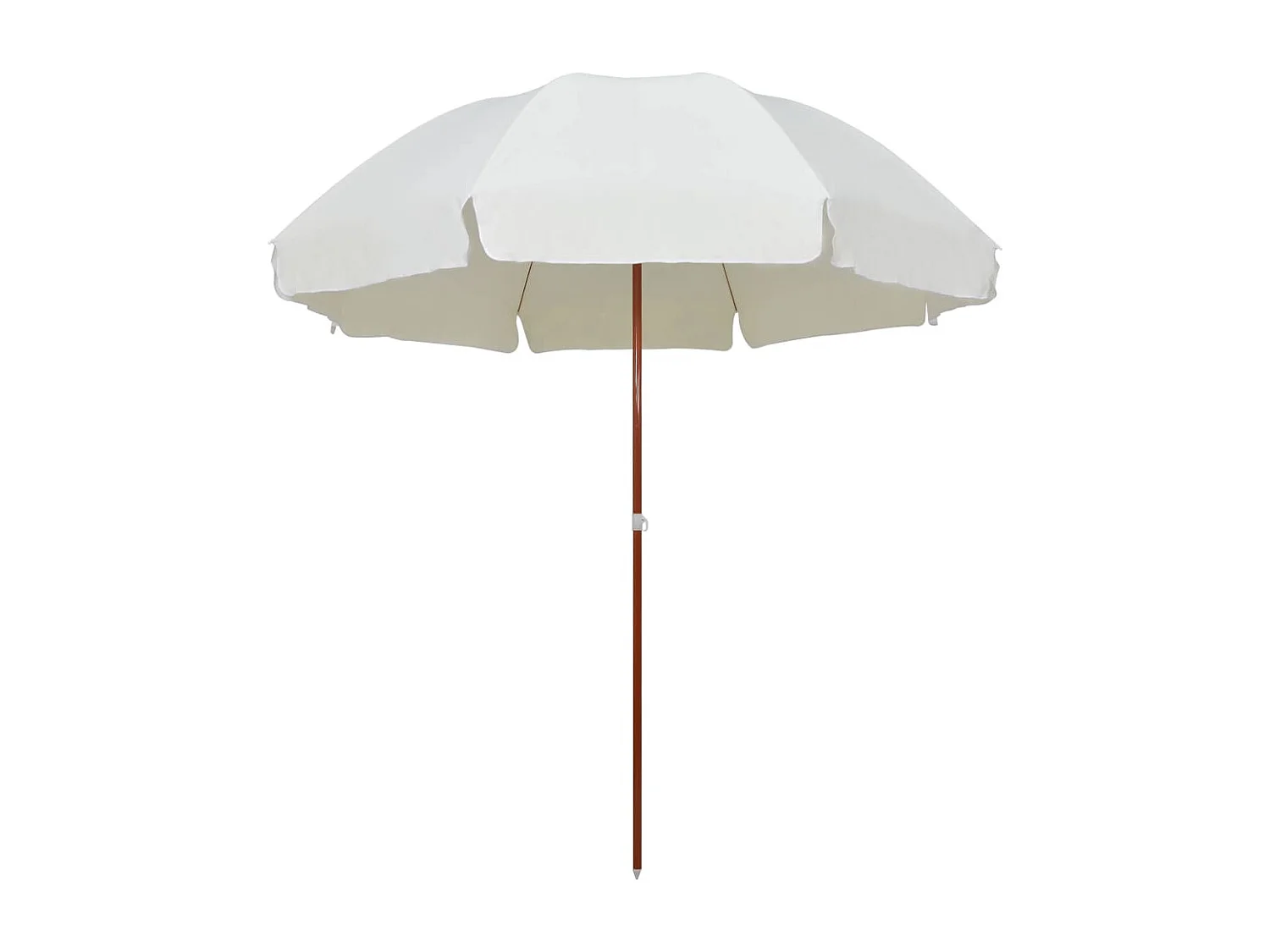 Brownsboro Parasol met stalen paal 300 cm zandkleurig