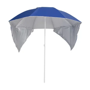 Ceyda Strandparasol met zijwanden 215 cm blauw Ceyda Strandparasol met zijwanden 215 cm blauw