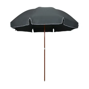 Brownsboro  Parasol met stalen paal 300 cm antracietkleurig