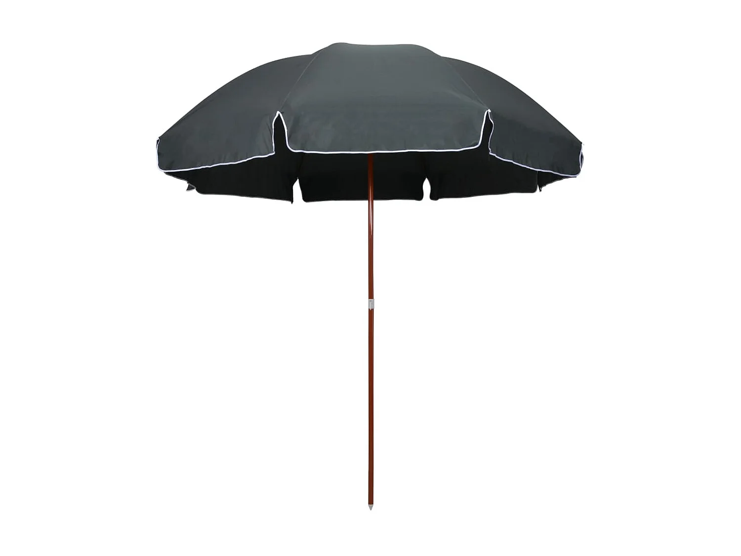 Brownsboro Parasol met stalen paal 300 cm antracietkleurig
