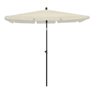 Caylan Parasol met paal 210×140 cm zandkleurig Caylan Parasol met paal 210×140 cm zandkleurig