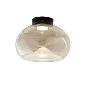 Brena – Ronde plafondlamp met geïntegreerde LED Fabas Luce – 19W dimbare LED wandlamp – Cognac concaaf Brena – Ronde plafondlamp met geïntegreerde LED Fabas Luce – 19W dimbare LED wandlamp – Cognac concaaf