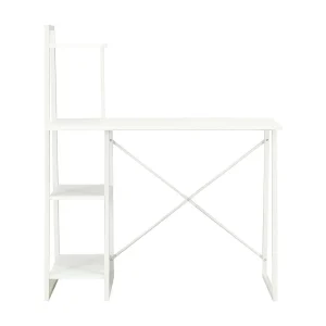 Brynsi  Bureau met schappen 102x50x117 cm wit