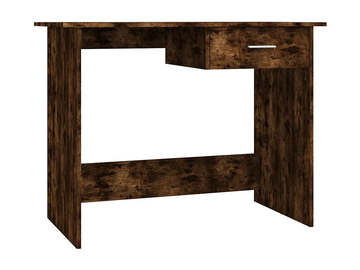 Broad Brook Bureau 100x50x76 cm bewerkt hout gerookt eikenkleurig