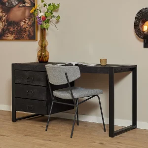 Bureau Boaz – 58x145x74cm – Zwart Bureau Boaz – 58x145x74cm – Zwart
