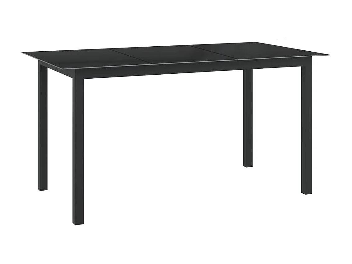 Cassano delle Murge 7-delige Tuinset aluminium antracietkleurig