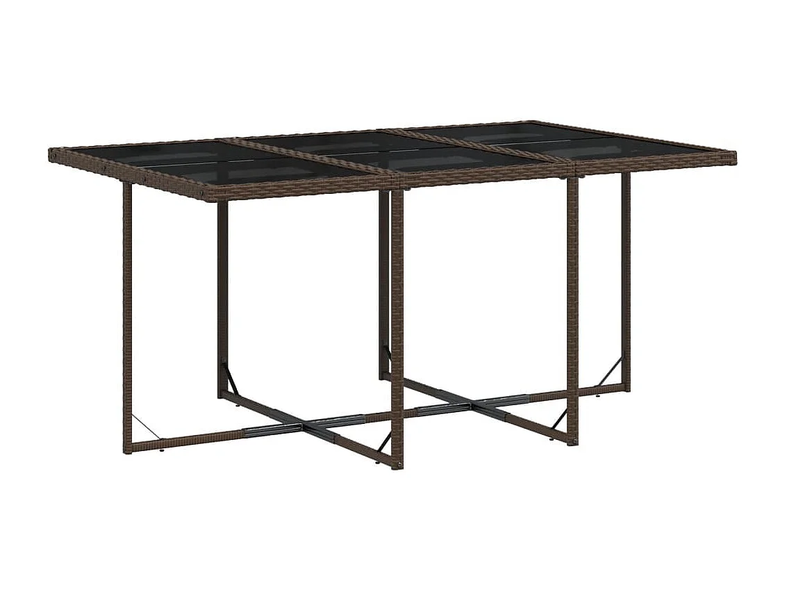 Brienne 11-delige Tuinset met kussens poly rattan bruin
